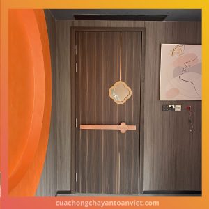 Cửa Gỗ Chống Cháy Có Ô Kính